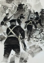 Campagna dei Dardanelli (gouache su carta)