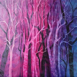Il bagliore vivace della foresta