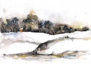 Rifugio invernale tranquillo