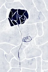 Rosa blu astratta