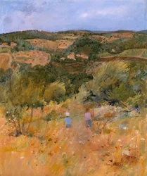 Paesaggio vicino a Siena
