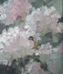 Astratto floreale impressionista