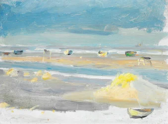 Barche sulla spiaggia, Skagen.