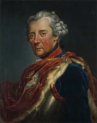 Francese: ritratto di Frédéric II de Prusse