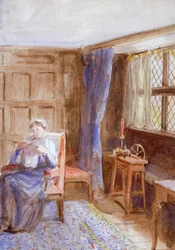 Donna che legge una lettera, c. 1864-1930