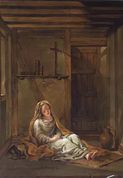 Una signora in una cella