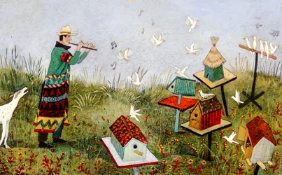 BirdPiper, 2001 (acrilico)