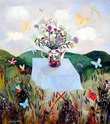 Insetti e farfalle, 2003 (acrilico)