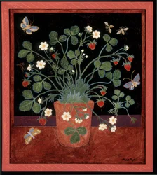 Vaso di fragole