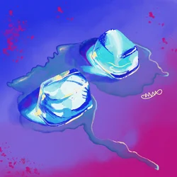 Scioglimento blu ghiaccio