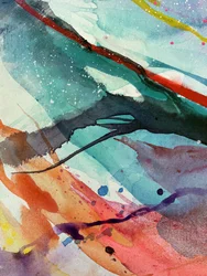 Flusso astratto e vivace