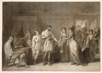 Bayard rifiuta i regali della sua padrona di casa, a Brescia