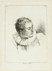 Testa di uomo (girata a sinistra)