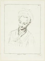 Testa di donna (girata a destra)