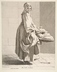Venditore di lattuga, 1742