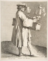 Venditore di girandole, 1742