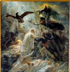 Apoteosi degli eroi francesi morti per la patria durante la Guerra di Libertà, omaggio offerto a Napoleone Bonaparte