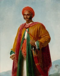 Studio per ritratto di un indiano