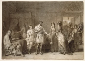 Bayard rifiuta i regali della sua padrona di casa, a Brescia