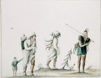 Famiglia indiana, c.1807
