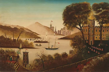 Montaggio della guardia, metà del XIX secolo (olio su tela)