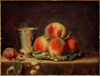 Pesche e coppa d