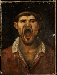 Un contadino che grida