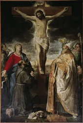 Crocifissione e santi