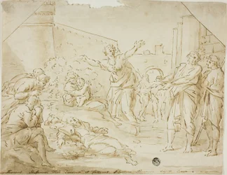 Lutto sul corpo di Santo Stefano