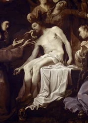 Pietà con Santa Chiara, San Francesco, Santa Maria Maddalena e San Giovanni, (dettaglio)