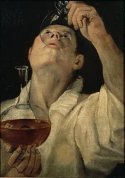 Ritratto di un uomo che beve, ca. 1581-4