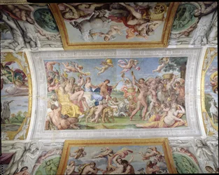 Galleria di Carracci, dettaglio del Trionfo di Bacco e Arianna (dettaglio)
