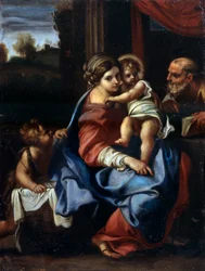La Sacra Famiglia con Giovanni Battista da bambino, fine XVI o inizio XVII secolo