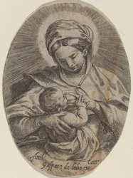 La Madonna che allatta il Bambino Gesù