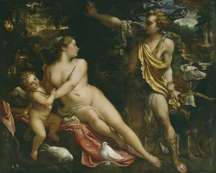 Venere, Adone e Cupido
