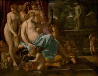 Venere adornata dalle Grazie, 1590-1595