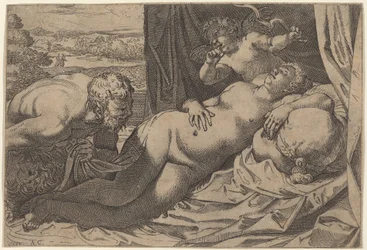 Venere e un satiro
