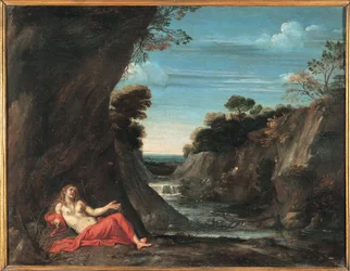 Paesaggio con la Maddalena penitente
