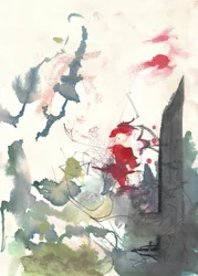 Astratto: Flusso rosso