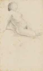 Nudo femminile seduto