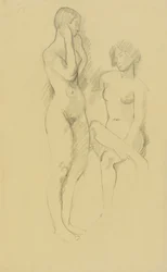 Due nudi femminili