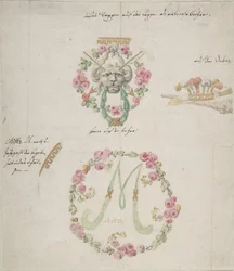 Disegni ornamentali per porcellana, XVIII secolo