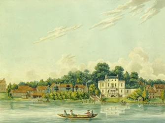 Le Rive del Tamigi a Twickenham, Mostrando la Casa di Alexander Pope