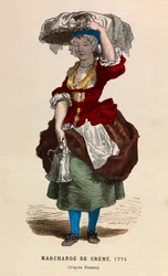 Un mercante di crema nel 1774