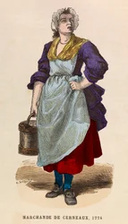 Un venditore di noci nel 1774 - collezione privata