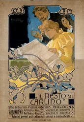 Manifesto pubblicitario per "Il resto del Carlino"