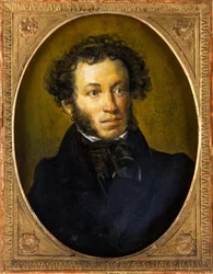Ritratto del poeta Alexander Sergeyevich Pushkin