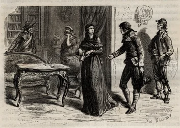 Arresto di Madame Roland il 1 giugno 1793 a Parigi - Arresto di Madame Roland (Manon Roland, nata Jeanne Marie Philippon)
