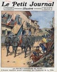 A seguito del trattato di Rapallo, Fiume (Rijeka) divenne uno stato libero, l