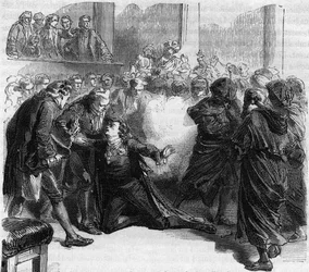 Assassinio di Gustavo III di Svezia - assassinio di Gustavo III (1746-1792), re di Svezia, durante il ballo in maschera dell